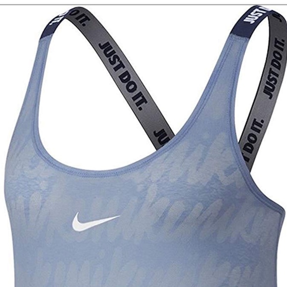 Nike Tank Dry Elastika Split Back Training Lt.Blue - Picture 6 of 7
